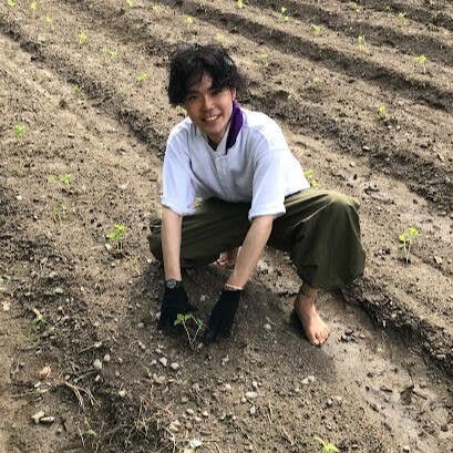 为在朝仓市得到"egoma"的植苗而参加！