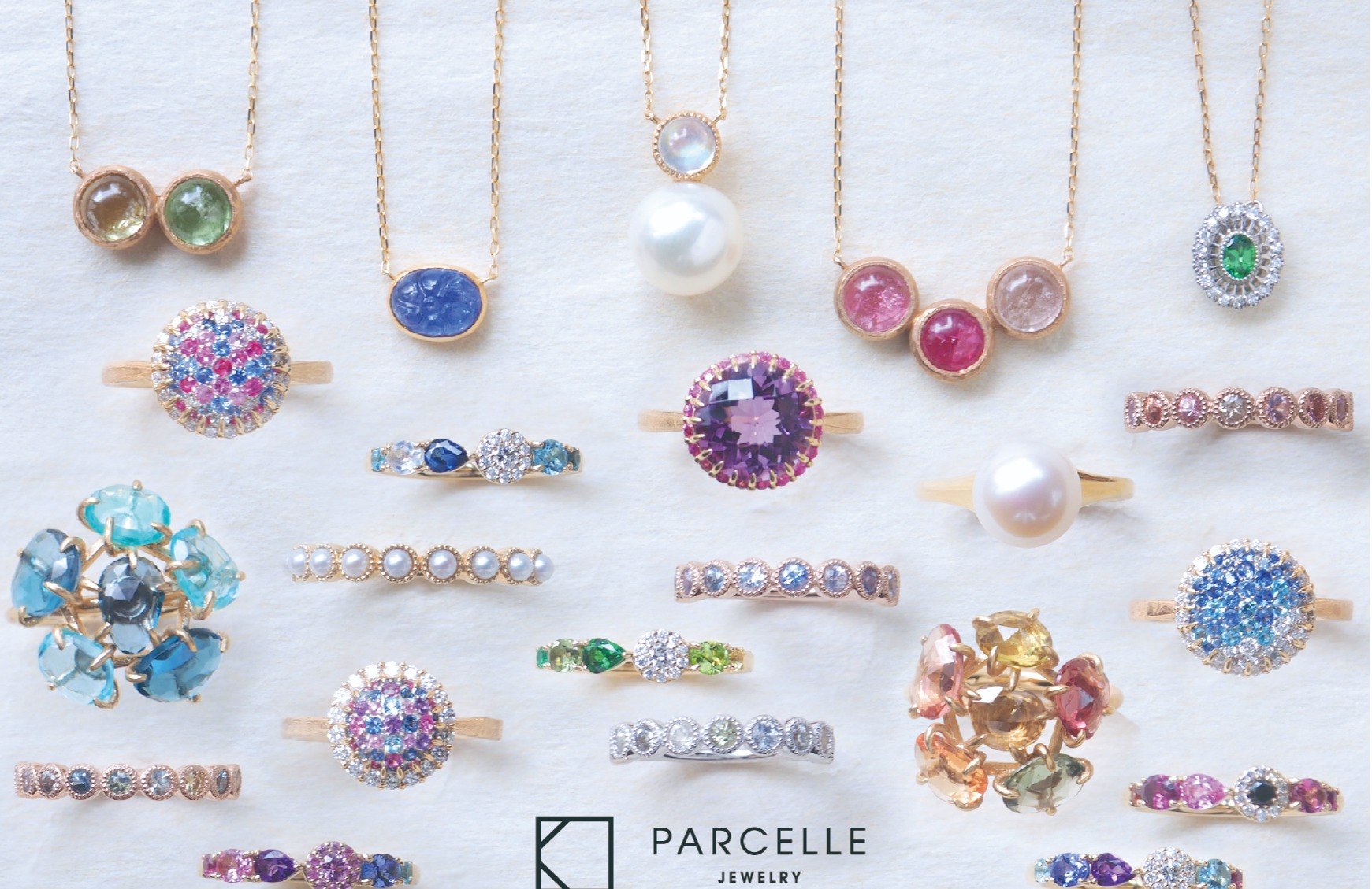 PARCELLE JEWELRY夏天的新作品珠宝和特别定做珠宝展销会