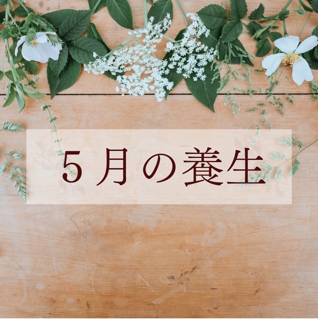 5月的保养