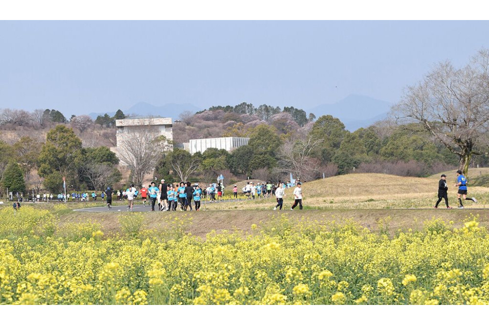 西都原这届花跑马拉松的大会
