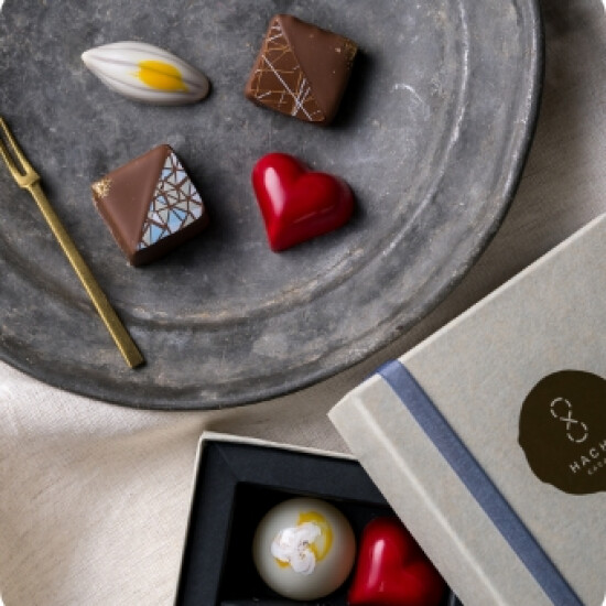 [8cacao]绣球巧克力4个装BOX