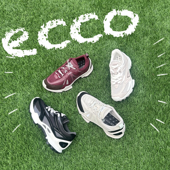 [ECCO]用最新的运动鞋逛街更舒适地👟🎵